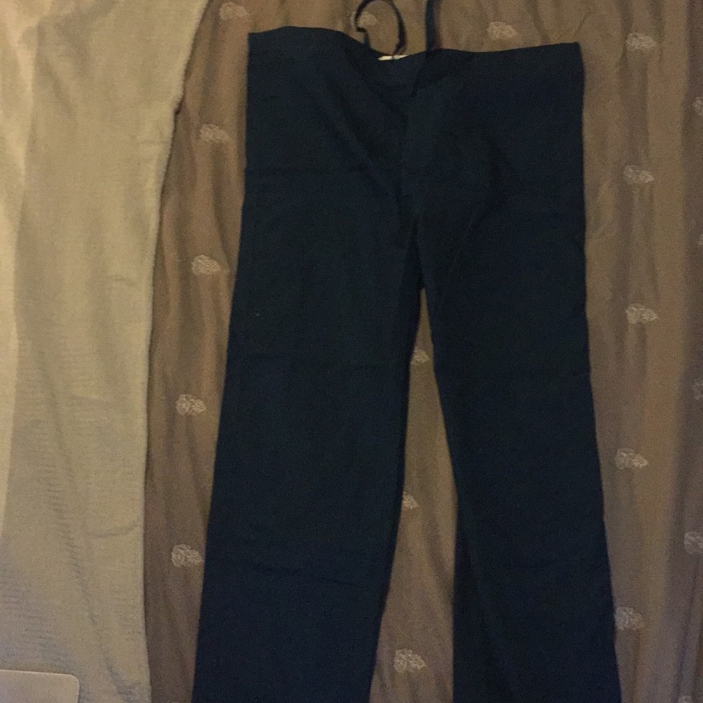 Dark green scrub bottoms